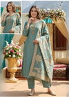 HT Fancy Heavy Kurti With Bottom Dupatta Exporters In India